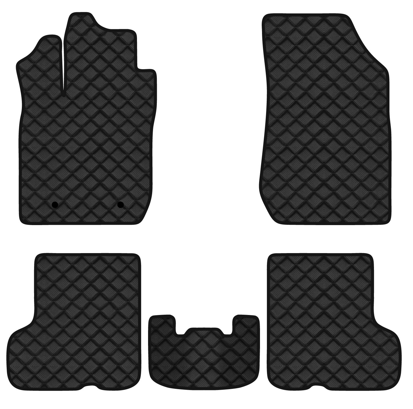 Коврики из экокожи в салон авто EVAtech ECO для Sandero (B90) Dacia 2007-2012 1 поколение Htb EU DA22938CV5RN2BBB