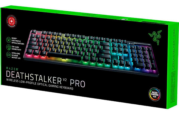 Фото - Клавиатура беспроводная игровая Razer DeathStalker V2 Pro Wireless Red Switch RU (RZ03-04360800-R3M1)