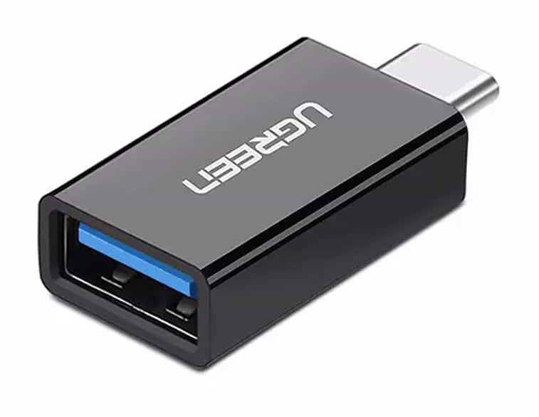 Перехідник UGREEN US173 USB Type-C to USB 3.0 Female OTG Adapter Black (20808) - Фото 1