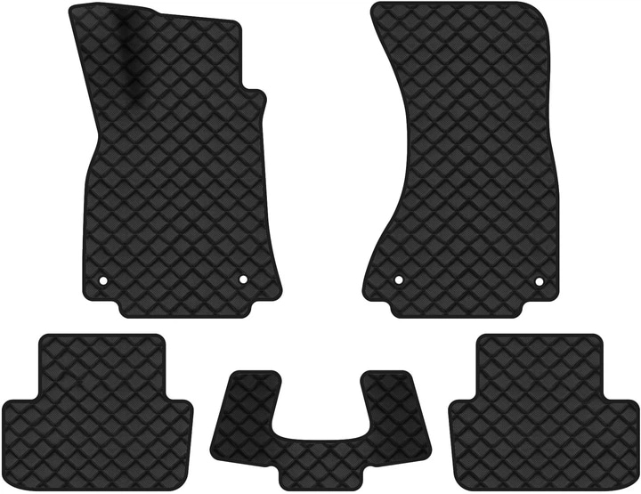 Килимки з екошкіри в салон авто EVAtech ECO для A4 (B8) Audi 2008-2011 4 покоління Combi EU AU3392CD5AV4BBB