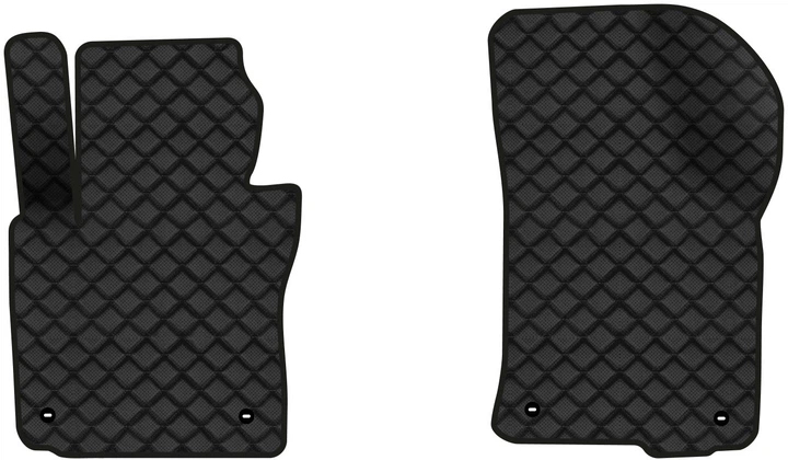 Килимки з екошкіри в салон авто передні EVAtech для Octavia A5 (AT, 4 clips) Skoda 2004-2013 2 покоління Liftback EU (SK12165A2TL4BBB)