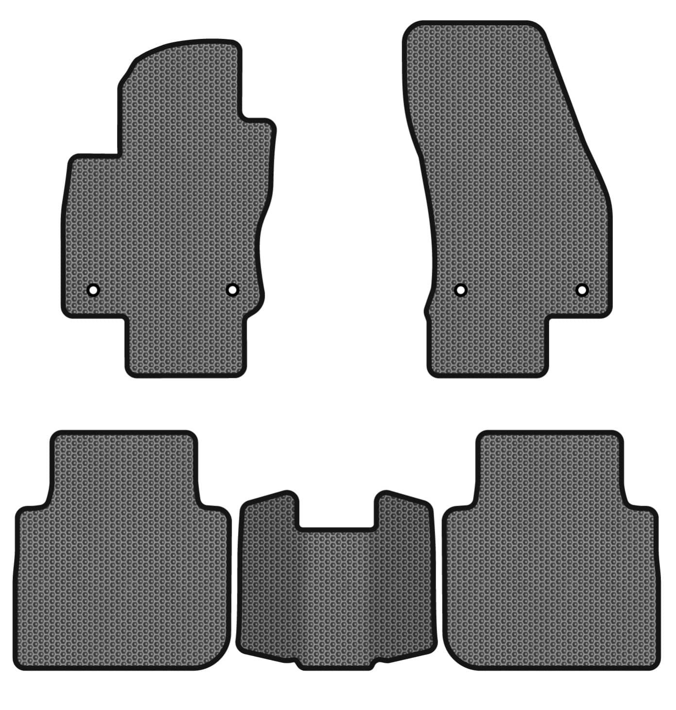 EVA коврики в салон авто EVAtech для Tiguan Allspace 5 seats Volkswagen 2016-2020 1 поколение SUV USA (VW13965CM5AV4SGB)