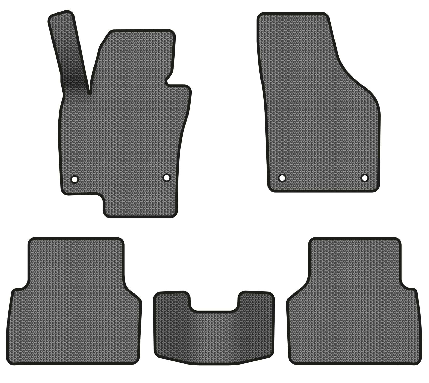 EVA килимки в салон авто EVAtech для Tiguan (NF) AT Volkswagen 2007-2018 1 покоління SUV EU (VW32872CY5AV4SGB)