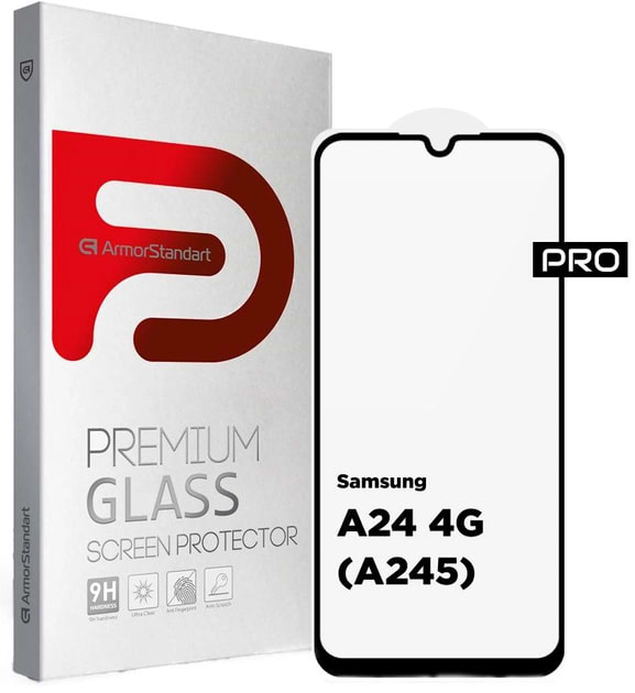 Фото - Захисне скло для смартфону Armorstandart Pro for Samsung Galaxy A24 4G SM-A245 Black (ARM66209)