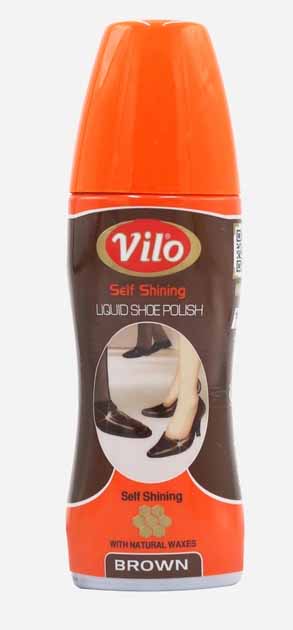 Блиск для взуття Vilo коричневий 80 мл (8697422820884)