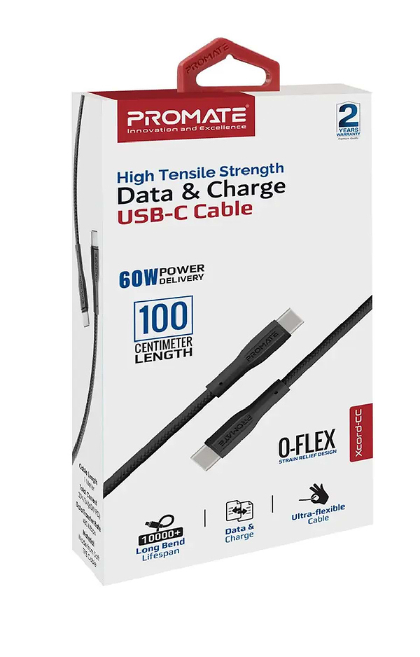 Фото - Кабель Promate Xcord-cc Black