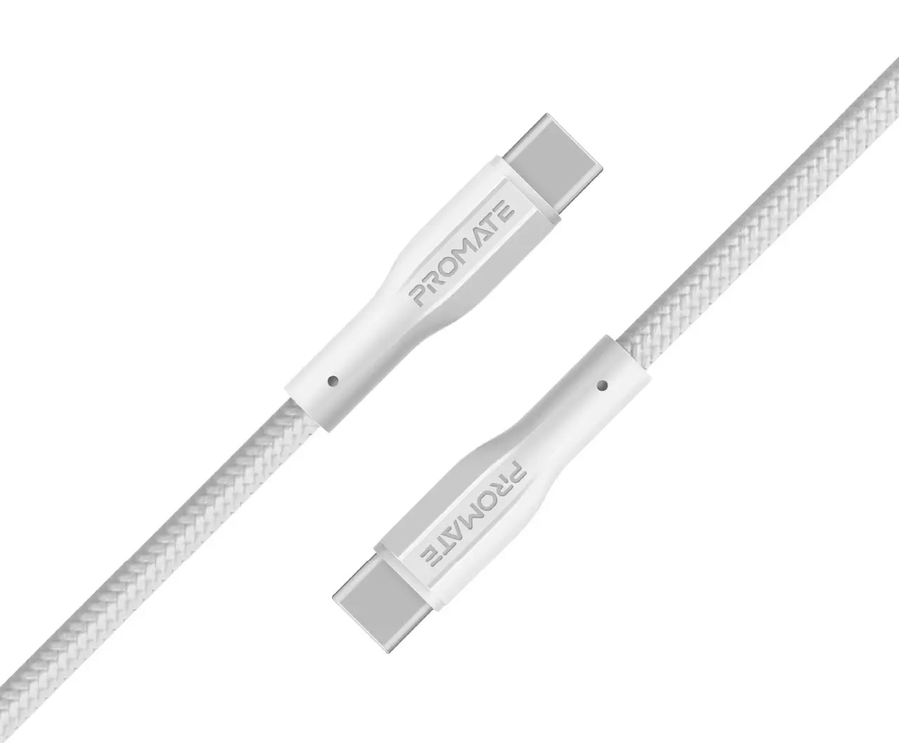Кабель синхронизации данных Promate Xcord-cc White - Фото 1