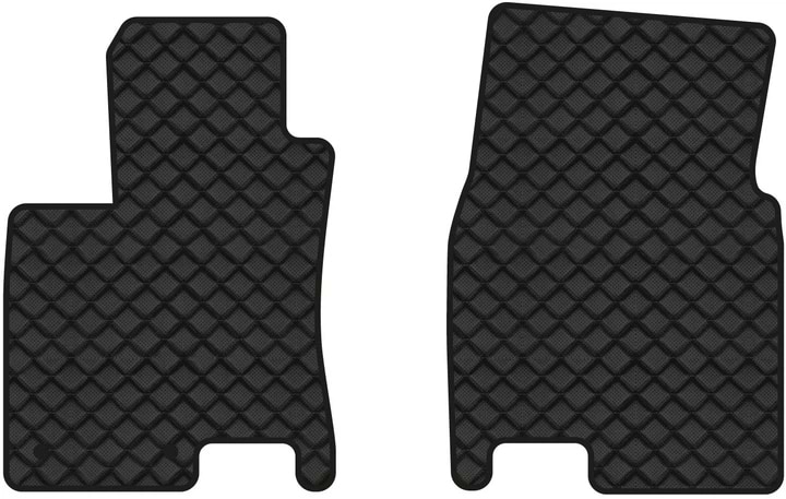 Коврики из экокожи в салон авто передние EVAtech ECO для Qashqai (J10) Nissan 2006-2013 1 поколение SUV EU NS3393AB2RN2BBB