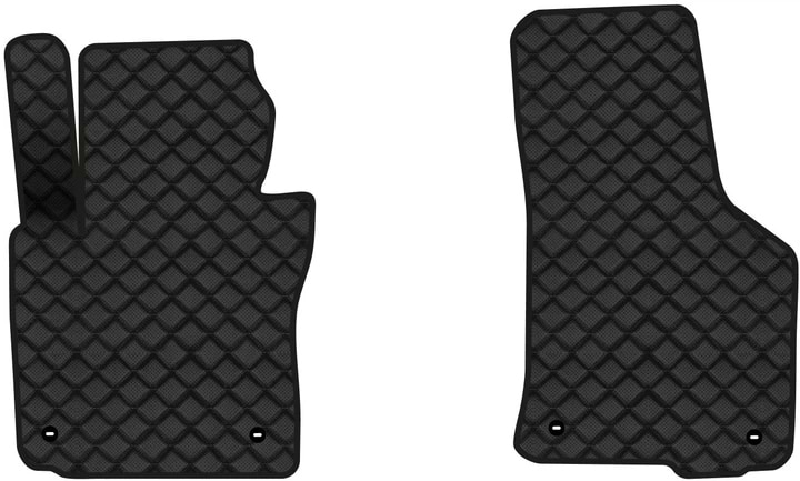 Коврики из экокожи в салон авто передние EVAtech для Octavia A5 (AT, 4 clips) Skoda 2004-2013 2 поколение Combi EU (SK12164AV2TL4BBB)