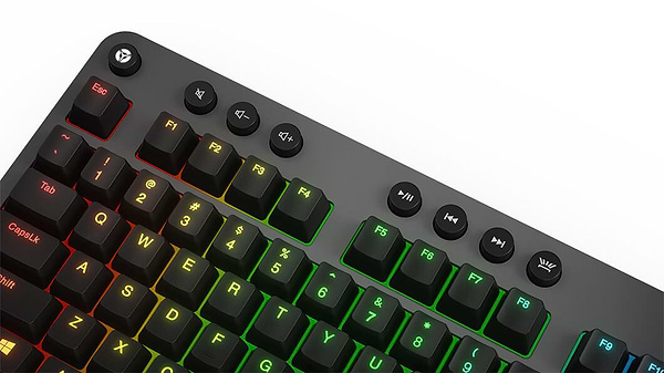 Фото - Клавіатура дротова ігрова Lenovo Legion K500 RGB Mechanical Gaming Keyboard UKR (GY41L16650)