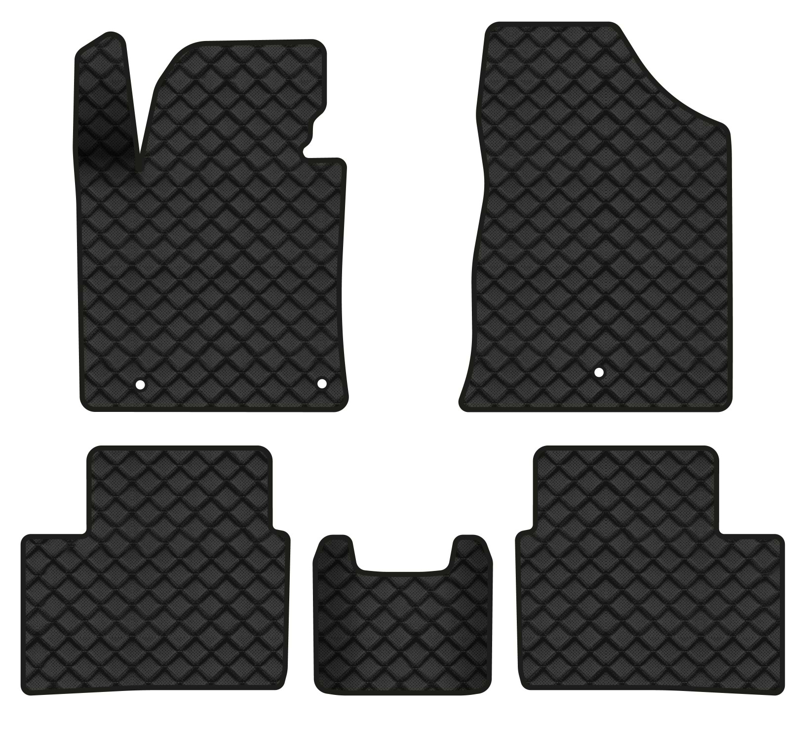 Коврики из экокожи в салон авто EVAtech для Ceed (JD) Kia 2012-2018 2 поколение Htb EU (KI3106CV5KH3BBB)