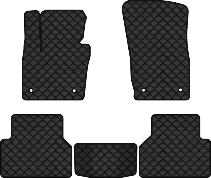 Килимки з екошкіри в салон авто EVAtech ECO для Q3 (8U) Audi 2011-2018 1 покоління SUV EU AU315C5AV4BBB