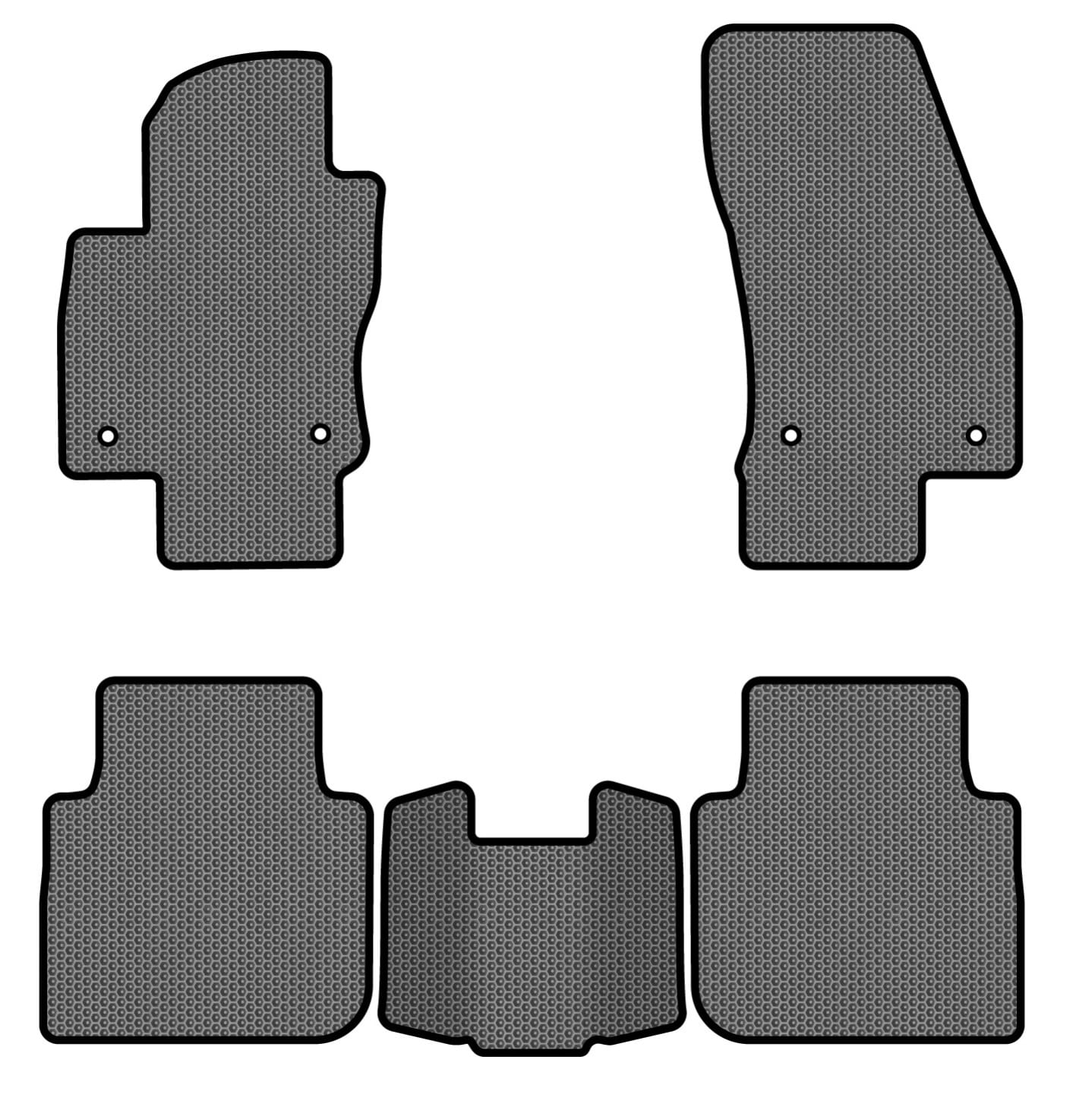 EVA килимки в салон авто EVAtech для Tiguan Allspace 7 seats Volkswagen 2016-2020 1 покоління SUV USA (VW1727CM5AV4SGB)