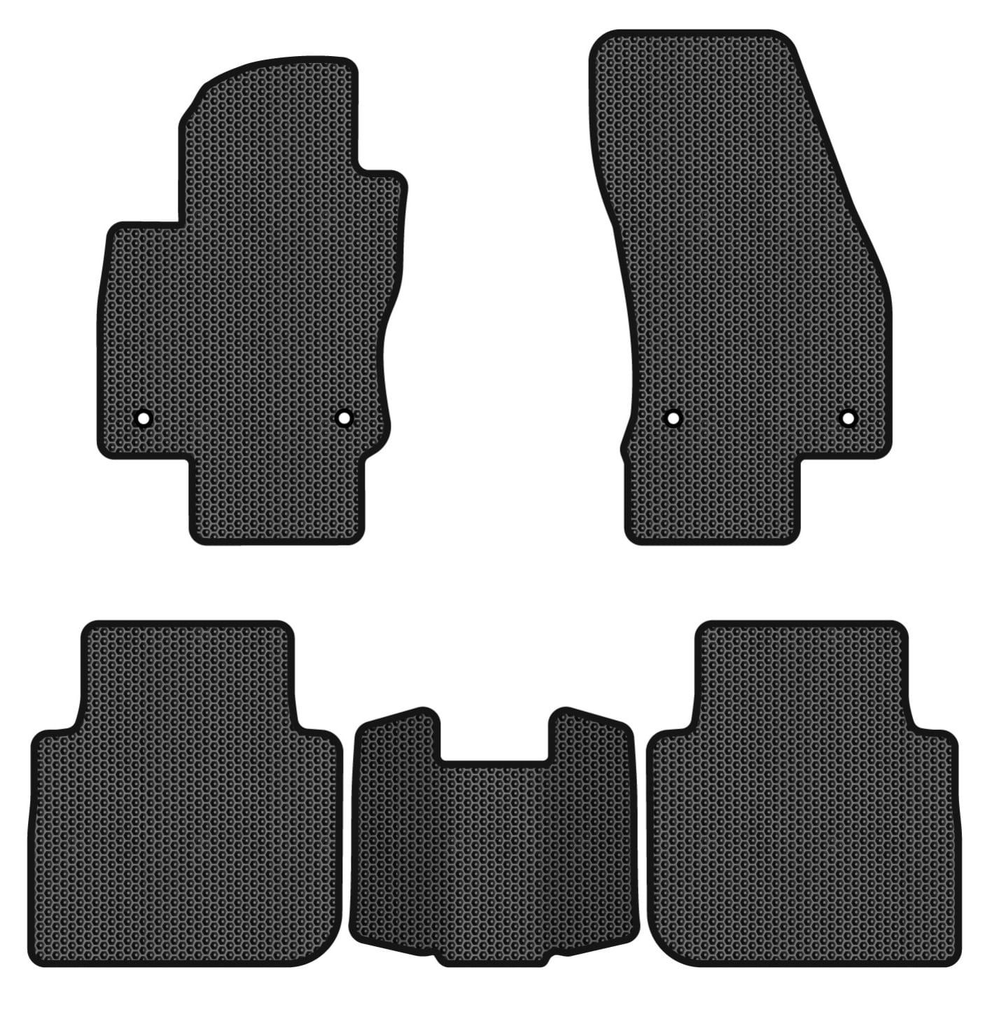 EVA коврики в салон авто EVAtech для Tiguan Allspace 5 seats Volkswagen 2016-2020 1 поколение SUV USA (VW13965CM5AV4SBB)