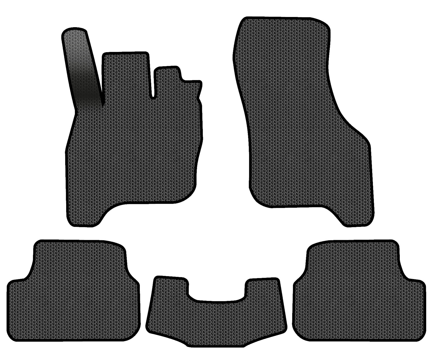 EVA коврики в салон авто EVAtech для e-Golf Volkswagen 2014-2017 1 поколение Htb EU VW1878CV5SBB