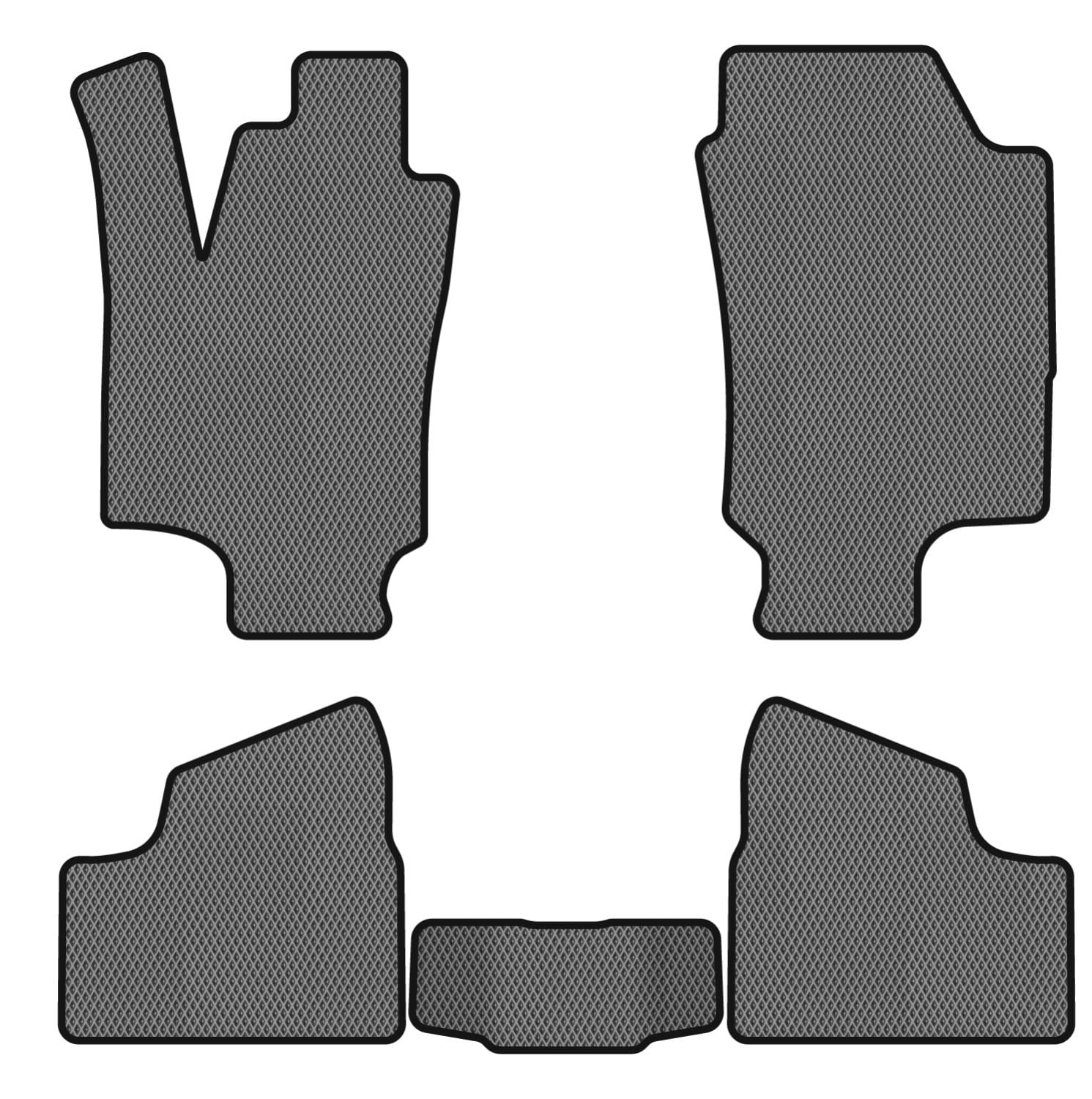 EVA коврики в салон авто EVAtech для Astra (G) MT Opel 1998-2009 2 поколение Sedan EU (OL3493CV5RGB)