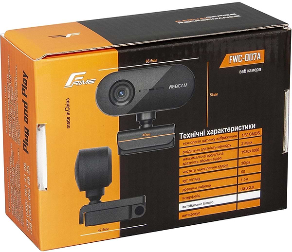 Фото - Веб-камера для компьютера Frime FWC-007A