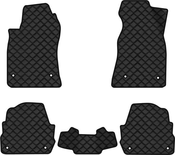 Килимки з екошкіри в салон авто EVAtech ECO для A6 (C5) FWD Restyling Audi 2001-2004 2 покоління Combi EU AU32841CBK5AV8BBB