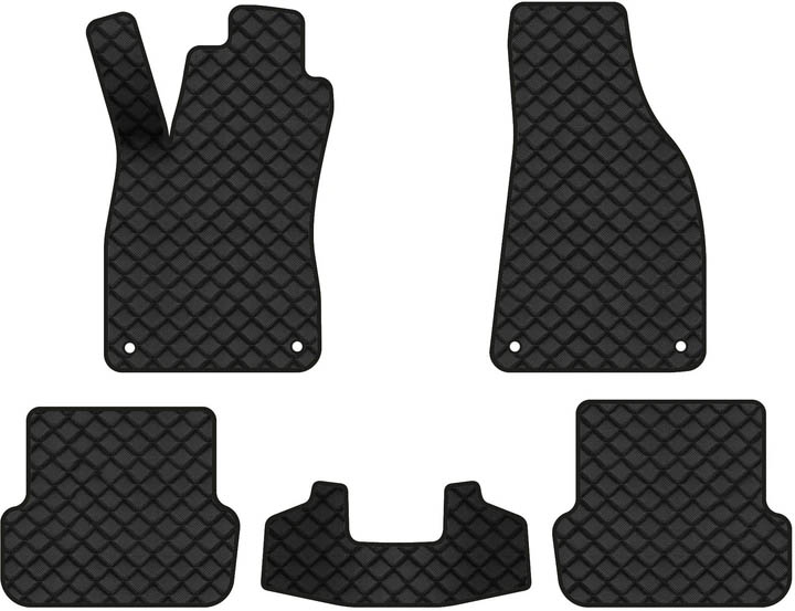 Килимки з екошкіри в салон авто EVAtech ECO для A4 (B6) MT (4 clips) Audi 2000-2004 2 покоління Combi EU AU12401CV5AV4BBB