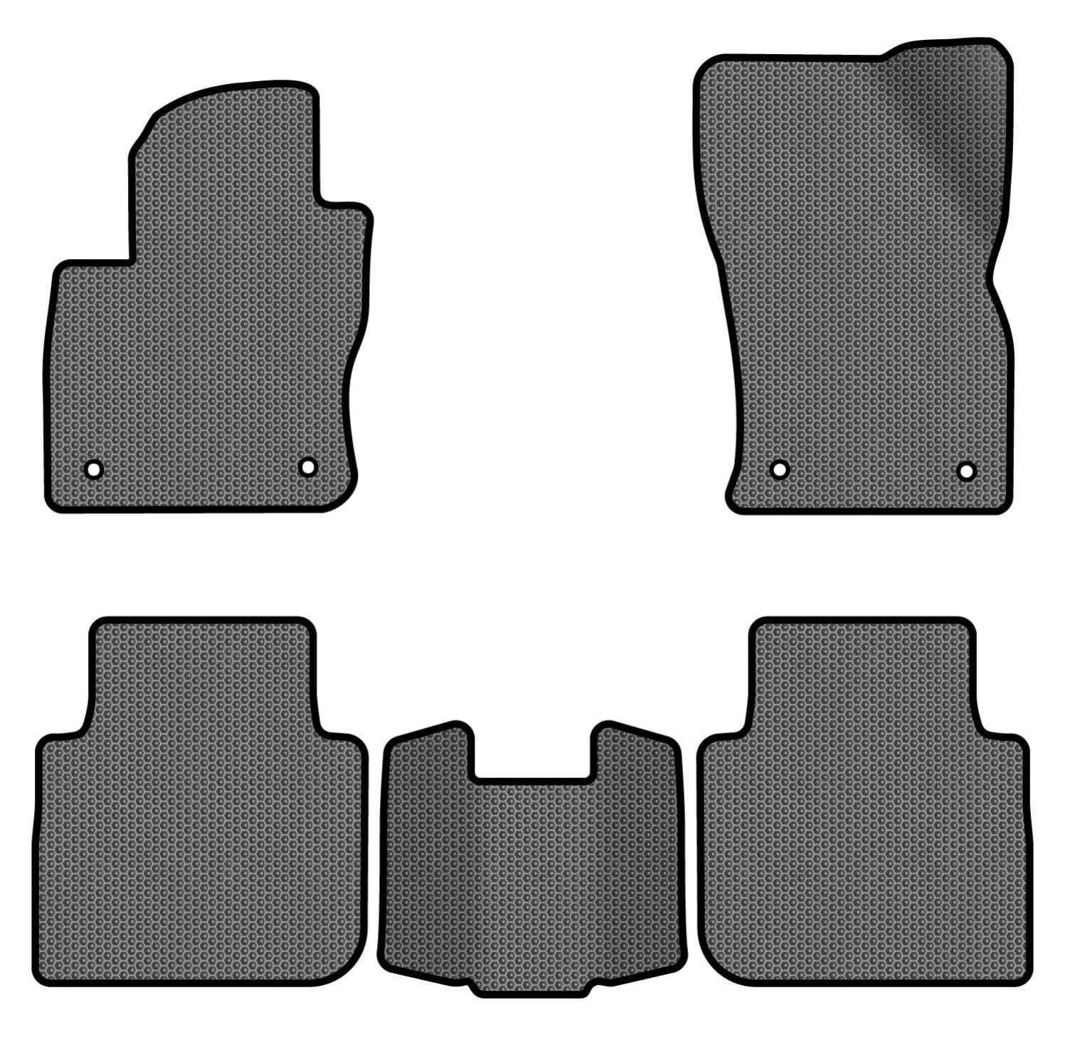 EVA коврики в салон авто EVAtech для Tiguan Allspace 7 seats Volkswagen 2016-2020 1 поколение SUV USA (VW1727CP5AV4SGB)