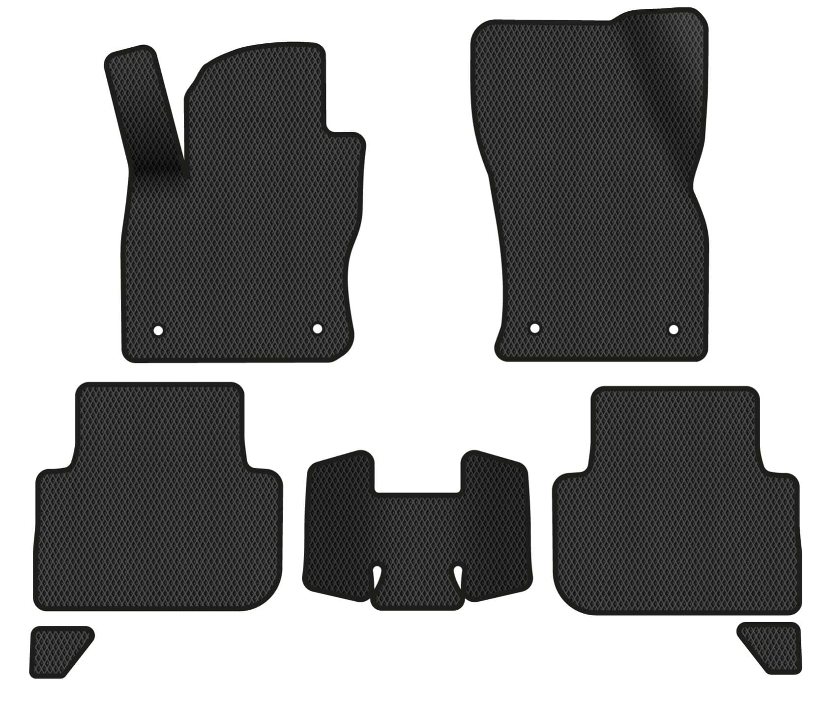 EVA коврики в салон авто EVAtech для Tiguan (Mk 2) Restyling Volkswagen 2020 2 поколение SUV EU (VW41380CN7AV4RBB)