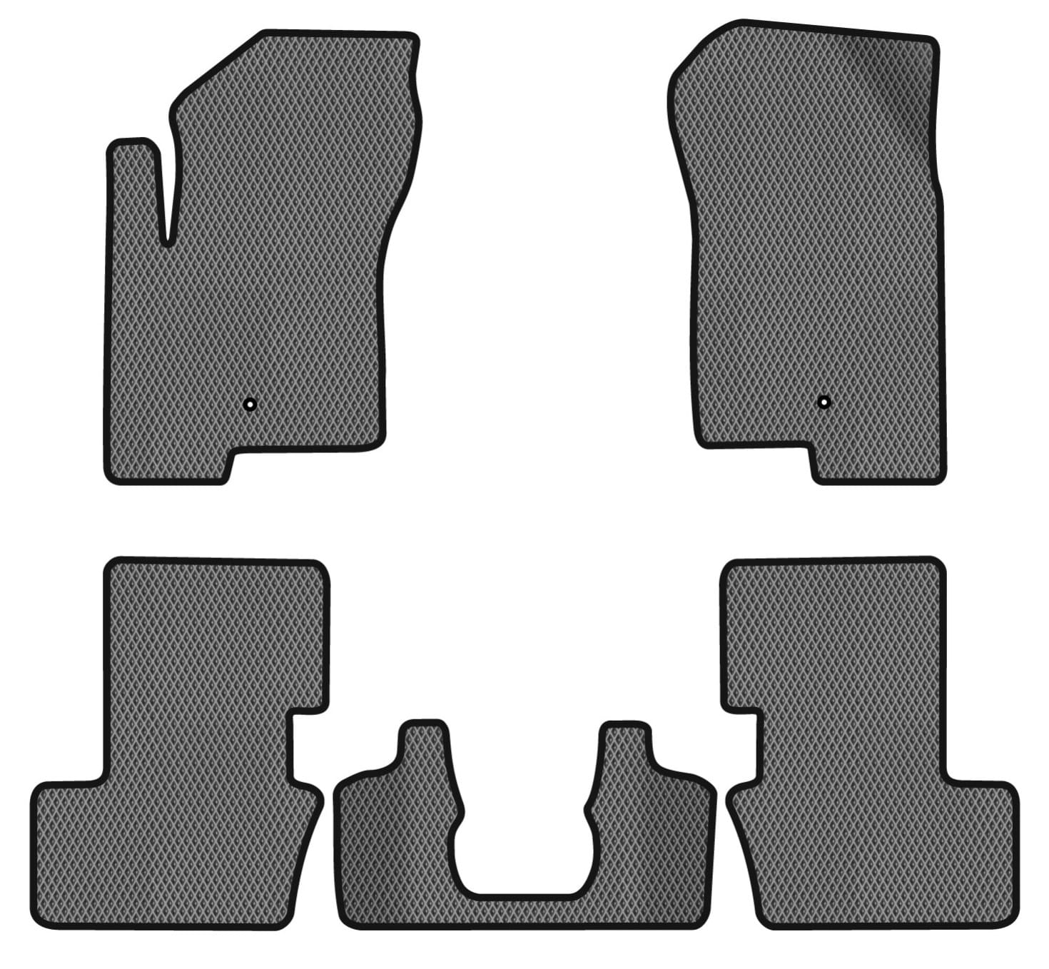 EVA коврики в салон авто EVAtech для Patriot (MK74) Jeep 2006-2011 1 поколение SUV USA JP1760C5LA2RGB