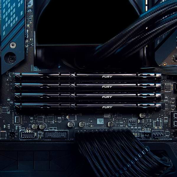 Фото - Память DDR Kingston DDR5 32Gb/6000 FURY Beast Black KIT (KF560C36BBEK2-32)