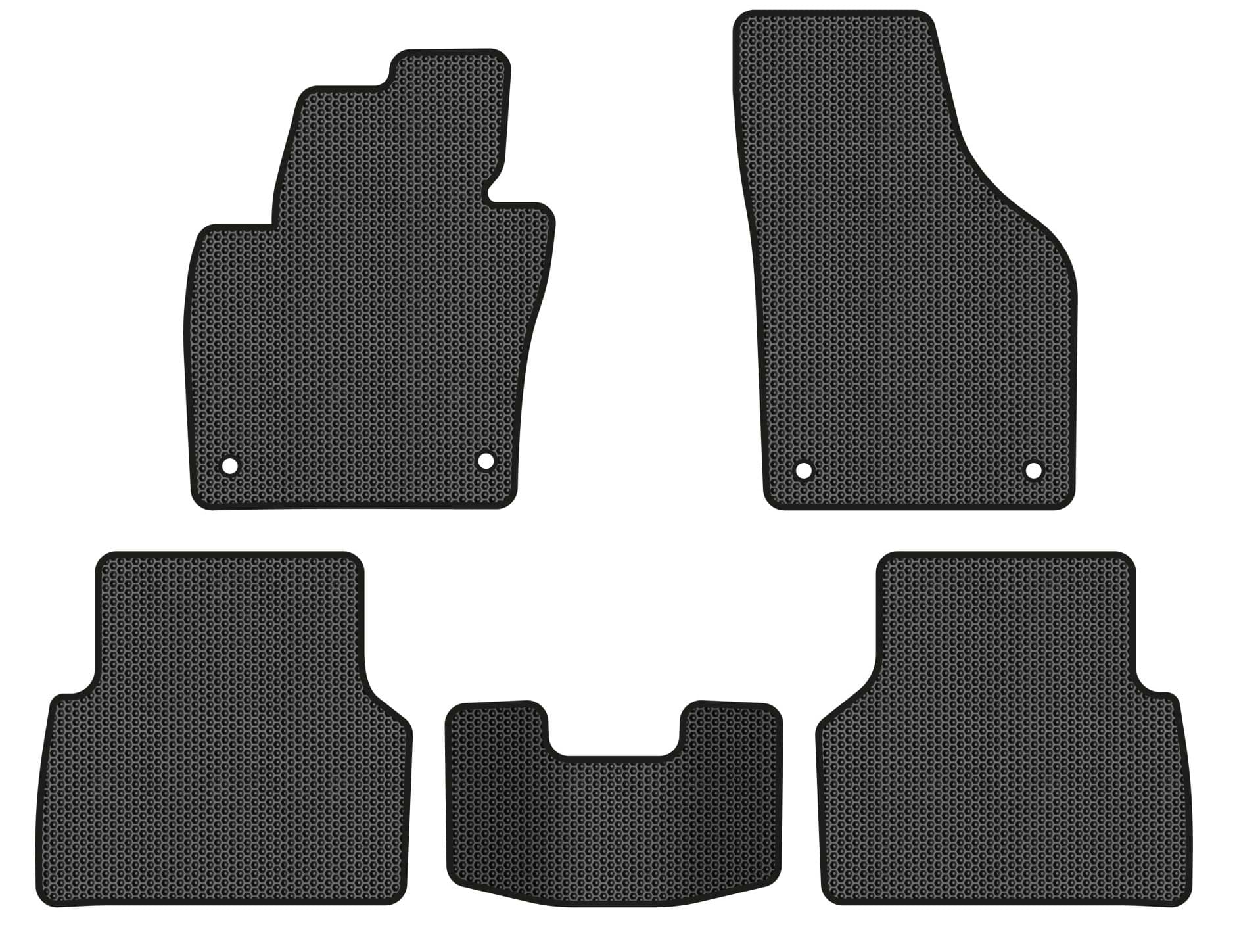 EVA килимки в салон авто EVAtech для Tiguan (NF) MT Volkswagen 2007-2018 1 покоління SUV EU (VW32987CS5AV4SBB)