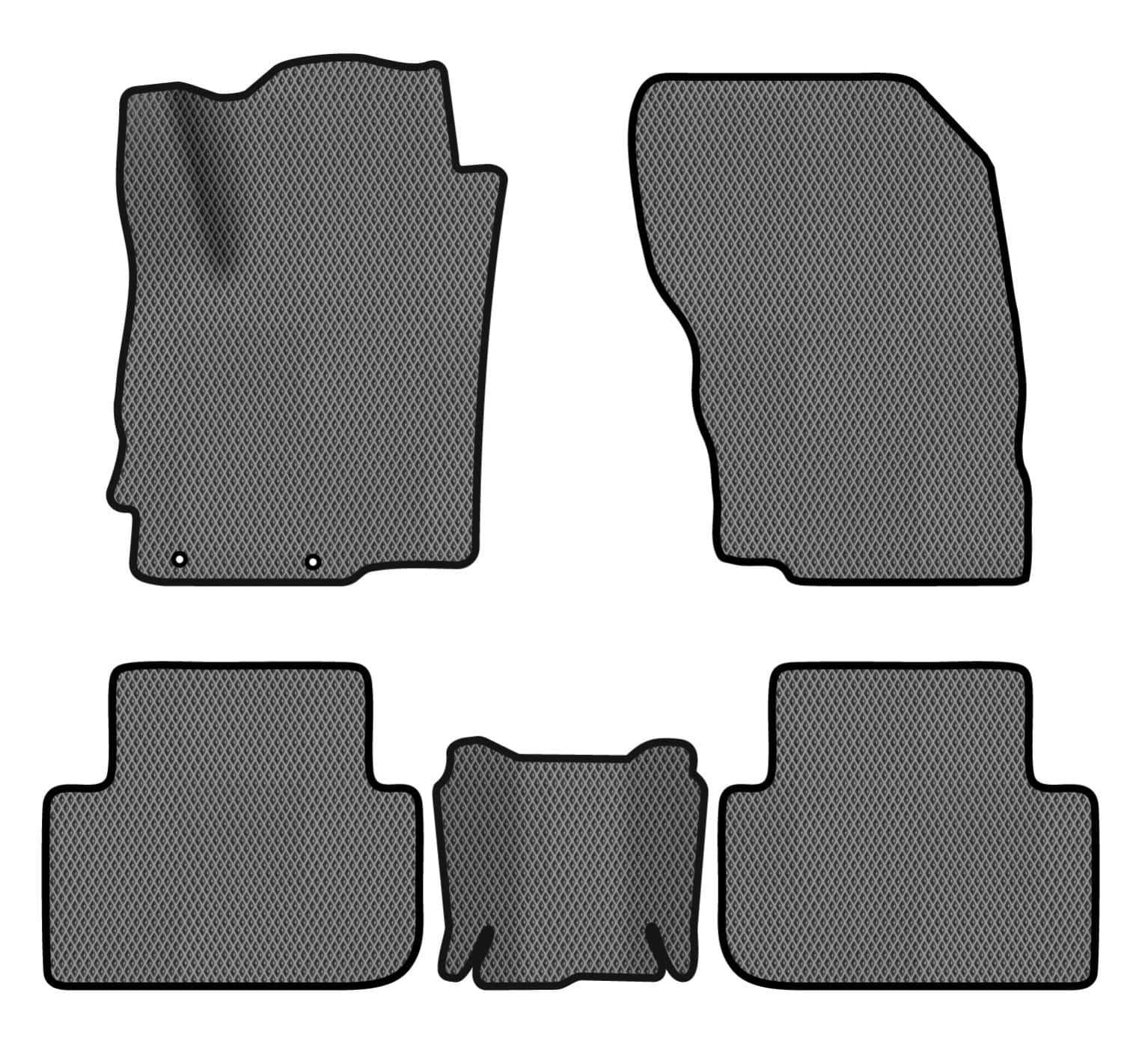 EVA коврики в салон авто EVAtech для Eclipse Cross Mitsubishi 2017-2020 1 поколение SUV EU MT21329CD5LA2RGB