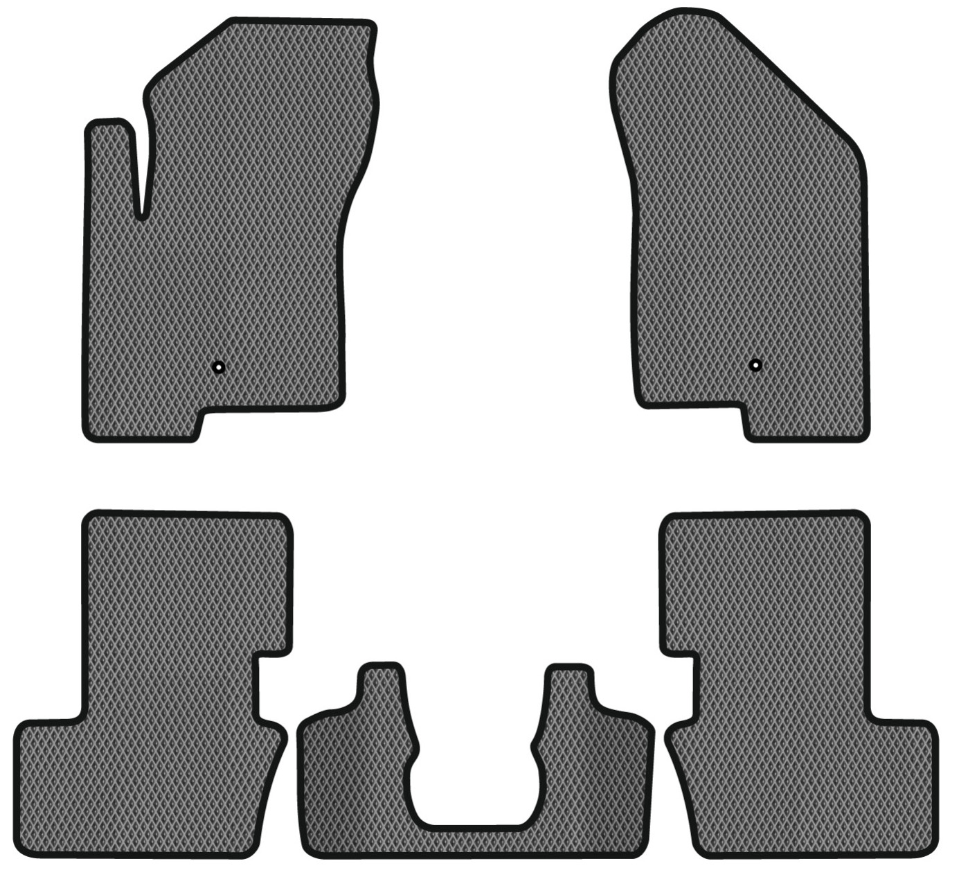 EVA коврики в салон авто EVAtech для Patriot (MK74) Jeep 2006-2011 1 поколение SUV USA JP1760CV5LA2RGB