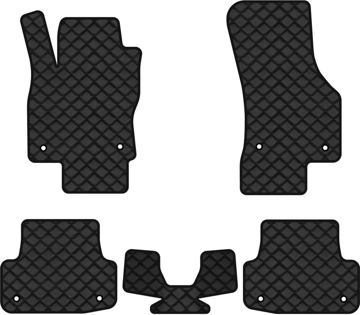 Килимки з екошкіри в салон авто EVAtech ECO для A3 (8V) Audi 2012-2020 3 покоління Sedan USA AU33258CV5AV8BBB