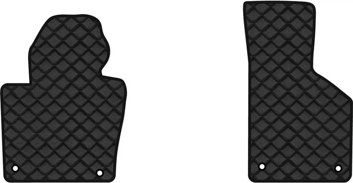 Коврики из экокожи в салон авто передние EVAtech ECO для CC Restyling Volkswagen 2012 1 поколение Sedan USA VW11377AS2AV4BBB