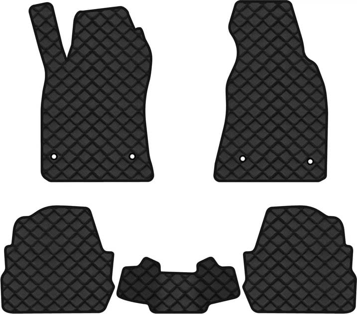 Килимки з екошкіри в салон авто EVAtech ECO для A6 (C5) 4WD Restyling Audi 2001-2004 2 покоління Sedan EU AU31012CVB5AV4BBB