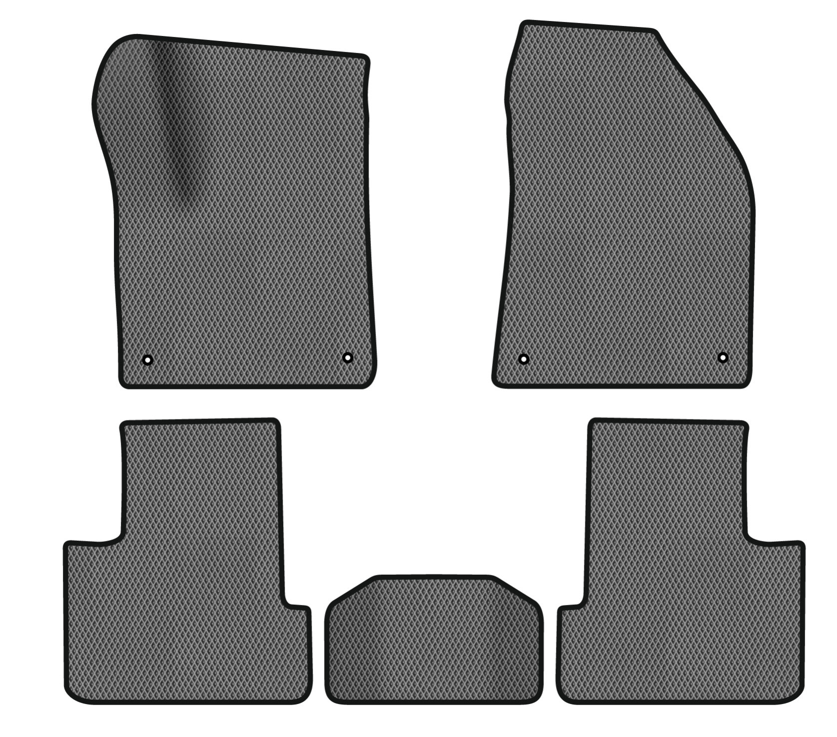 EVA килимки в салон авто EVAtech для Cherokee (KL) Jeep 2014 5 покоління SUV USA JP12822CE5LA4RGB