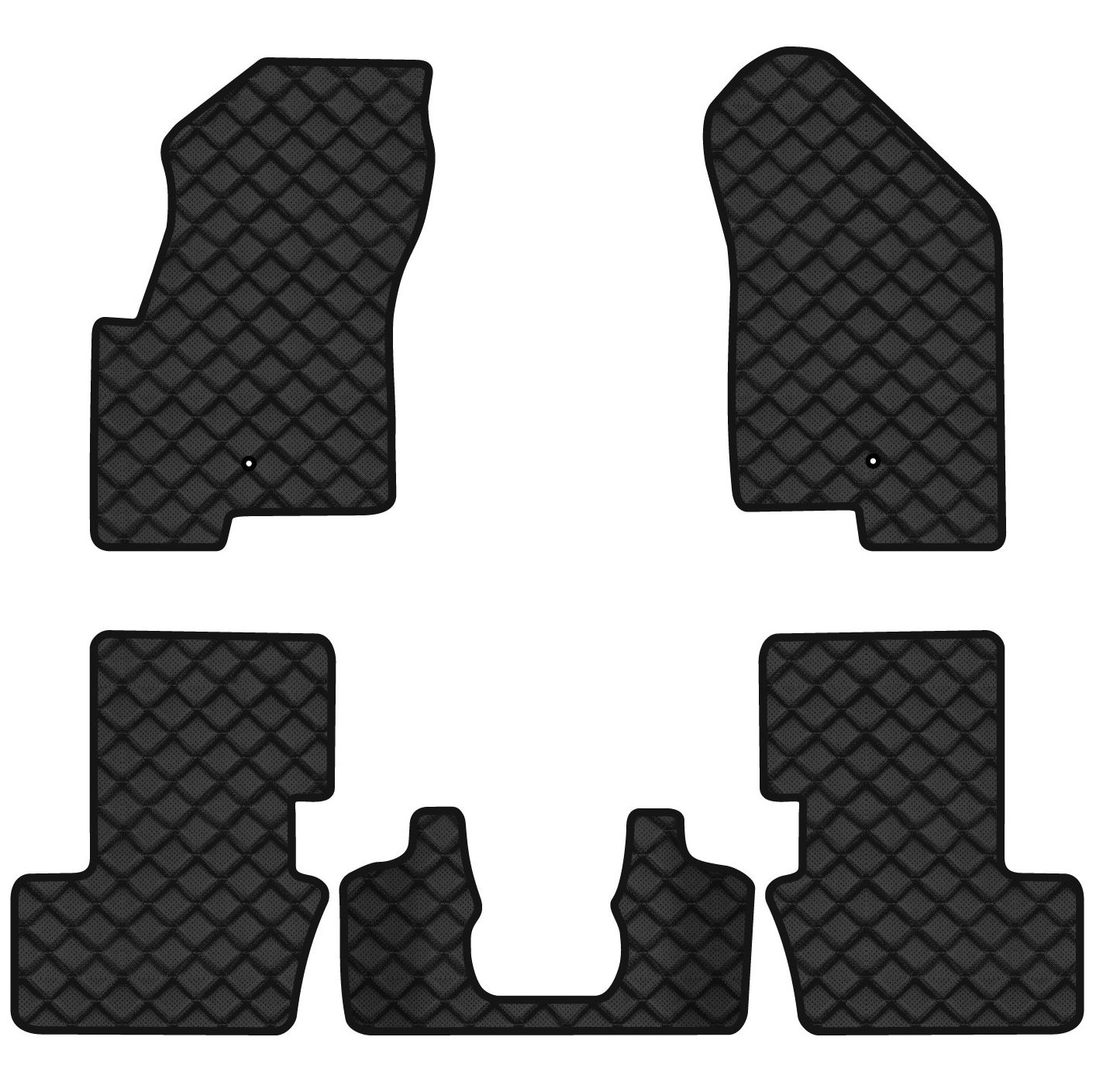 Коврики из экокожи в салон авто EVAtech для Patriot (MK74) Jeep 2006-2011 1 поколение SUV USA (JP1760CG5LA2BBB)