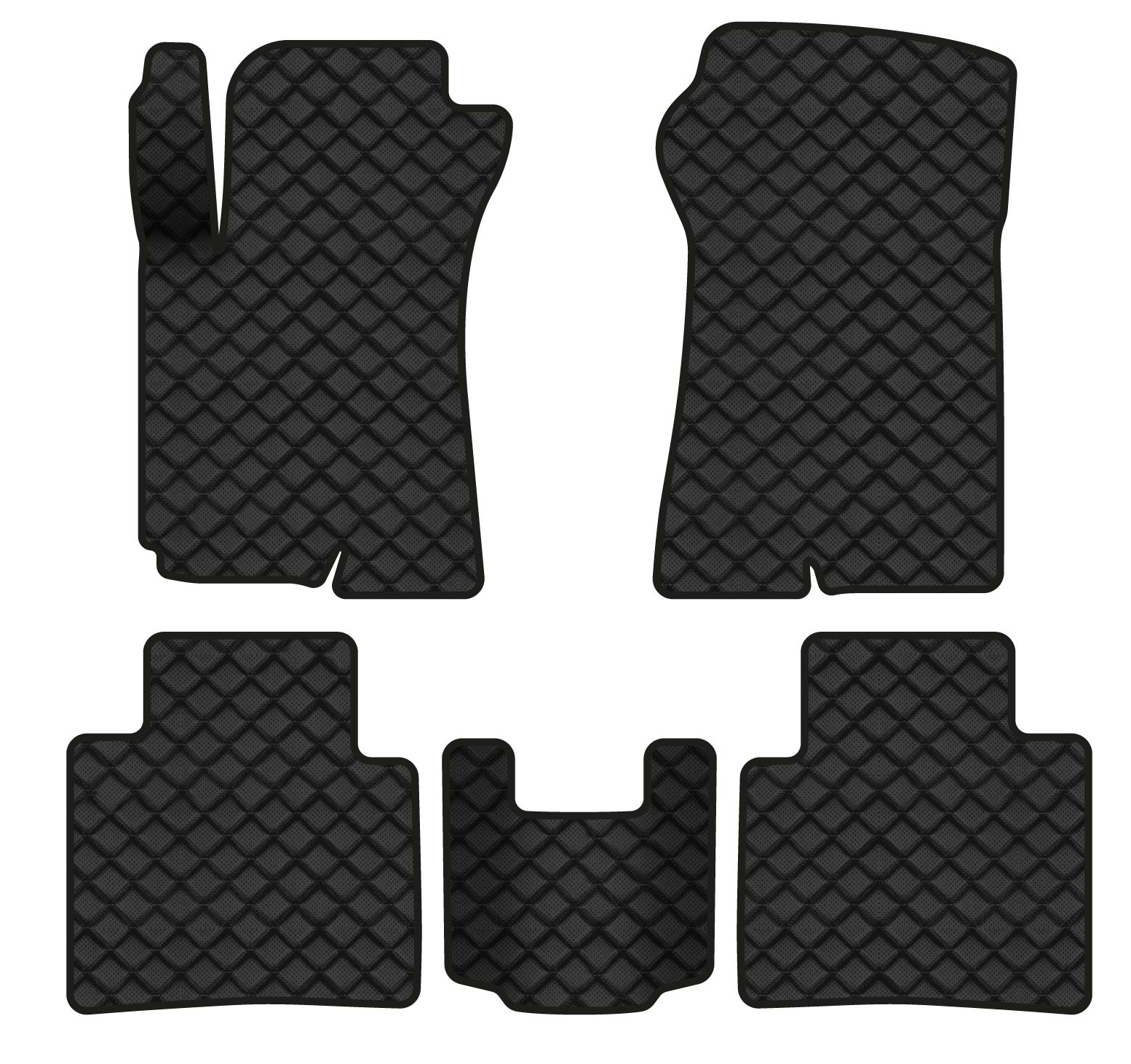 Коврики из экокожи в салон авто EVAtech для Cerato (LD) Kia 2004-2008 1 поколение Sedan EU (KI3107C5BBB)