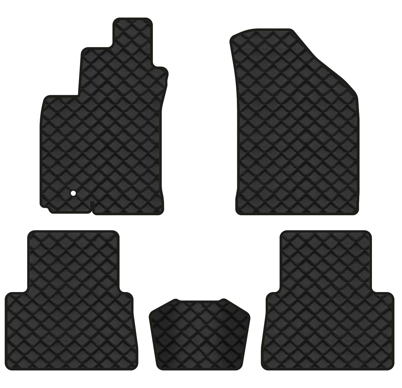 Коврики из экокожи в салон авто EVAtech ECO для Lacetti Chevrolet 2002 1 поколение Htb EU CT32337CG5AV1BBB