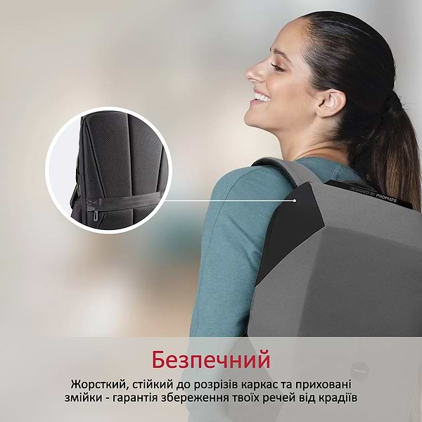 Фото - Рюкзак для ноутбука Promate Urbanpack-bp Grey