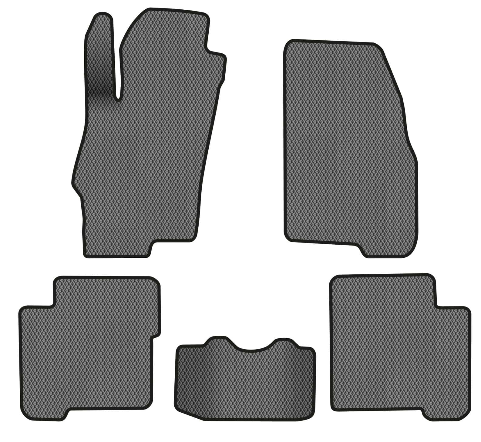 EVA килимки в салон авто EVAtech для Linea Fiat 2007-2018 1 покоління Sedan EU FT11641C5RGB