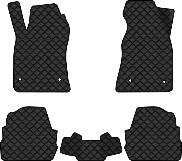 Фото - Коврики из экокожи в салон авто EVAtech ECO для A6 (C5) FWD Restyling Audi 2001-2004 2 поколение Combi EU AU32841C5AV4BBB