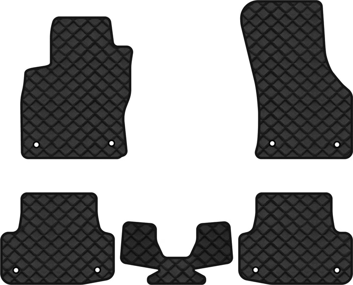 Килимки з екошкіри в салон авто EVAtech ECO для A3 (8V) Audi 2012-2020 3 покоління Sedan USA AU33258CS5AV8BBB