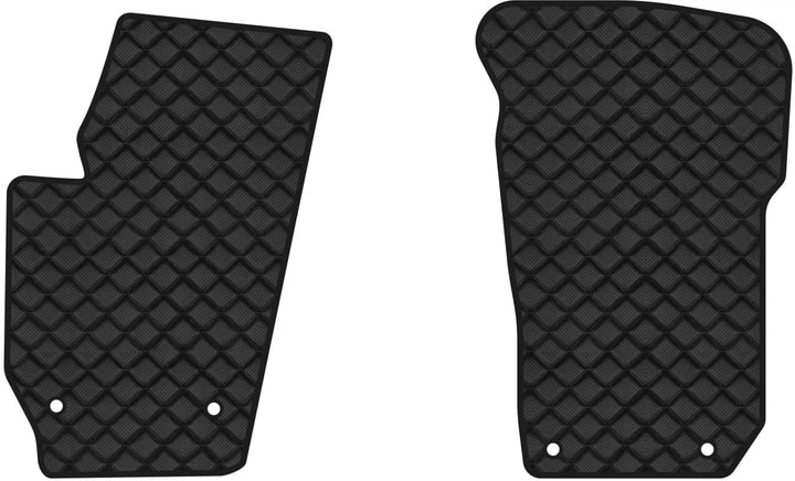 Килимки з екошкіри в салон авто передні EVAtech для Fabia (5J) Skoda 2007-2014 2 покоління Combi EU (SK3217AB2AV4BBB)