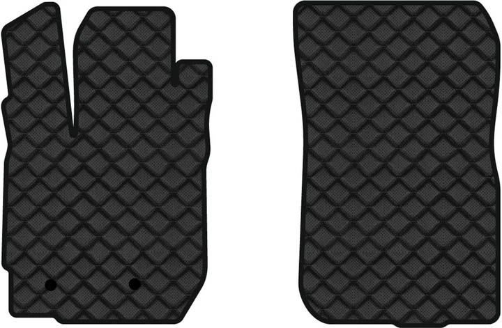 Коврики из экокожи в салон авто передние EVAtech для Duster Restyling Renault 2015-2018 1 поколение SUV EU RT31523A2RD2BBB