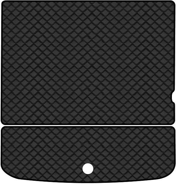 Фото - Килимок з екошкіри в багажник авто EVAtech ECO для Journey (2 clips) 5 seats Dodge 2007-2020 1 покоління SUV EU DE13386BG2BBB