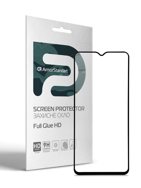 Захисне скло для смартфону Armorstandart Full Glue HD for TECNO POP 4 Pro (BC3) Black (ARM65104)