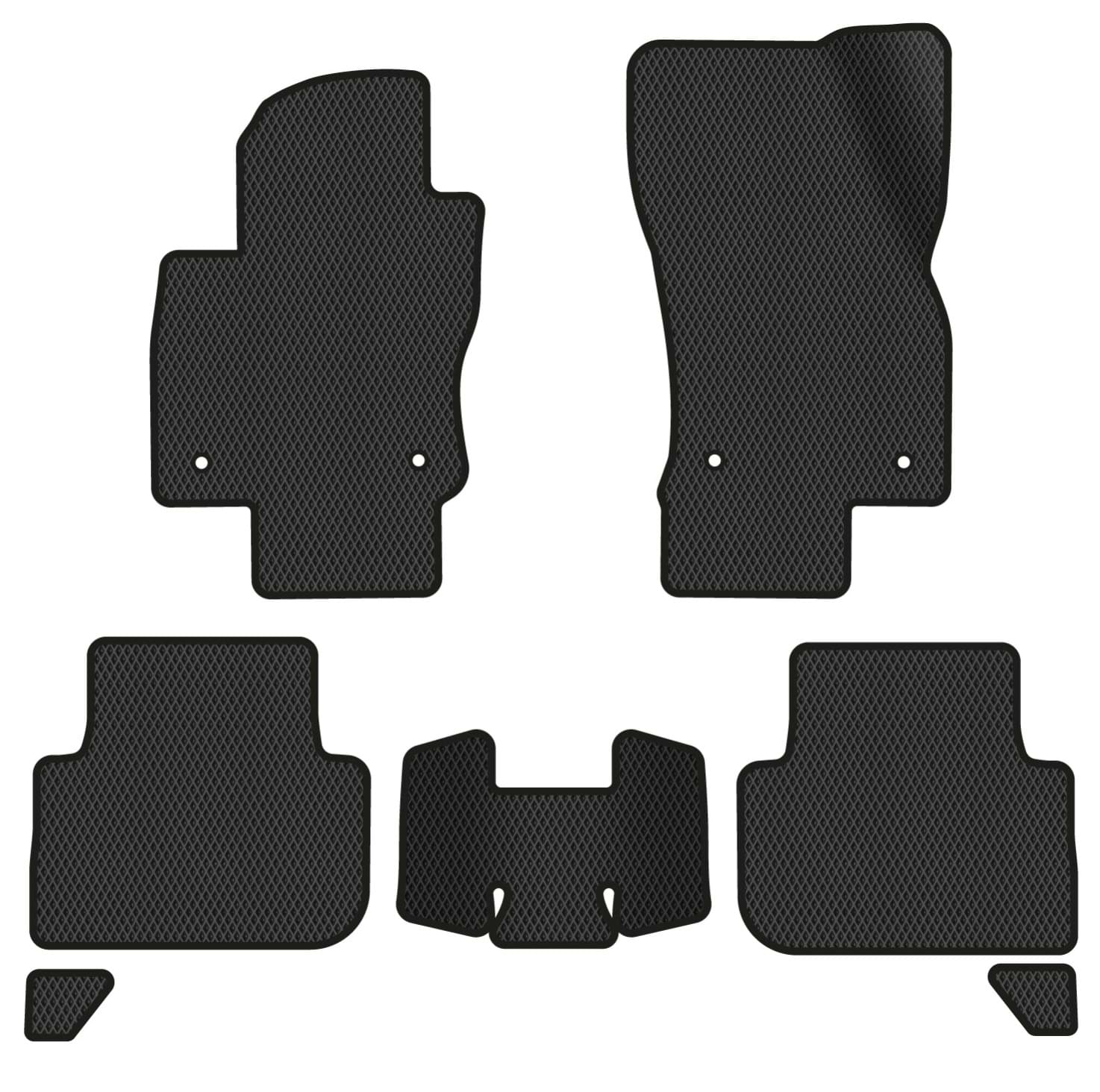 EVA коврики в салон авто EVAtech для Tiguan (Mk 2) Restyling Volkswagen 2020 2 поколение SUV EU (VW41380CJ7AV4RBB)