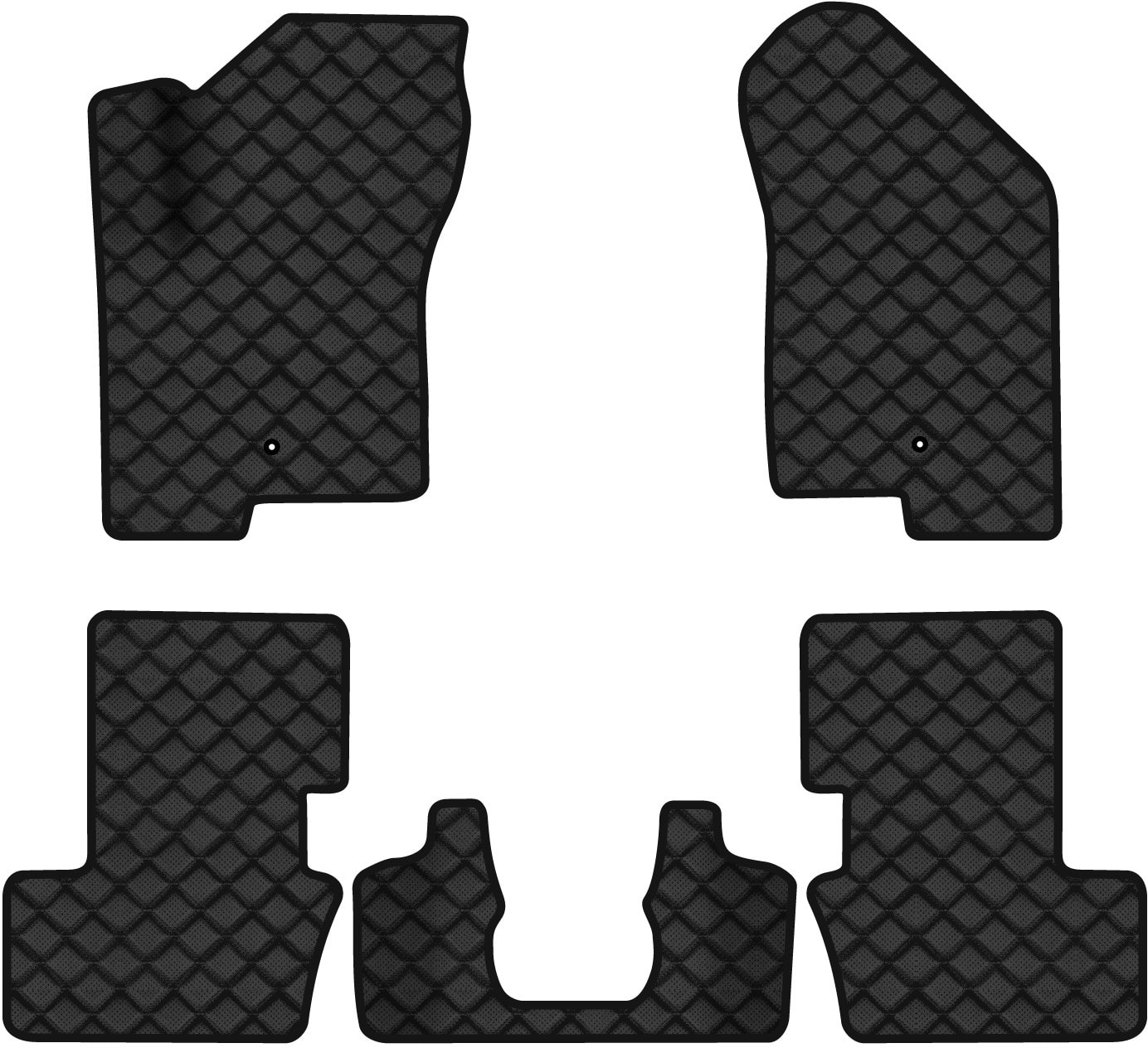 Коврики из экокожи в салон авто EVAtech для Patriot (MK74) Jeep 2006-2011 1 поколение SUV USA (JP1760CE5LA2BBB)