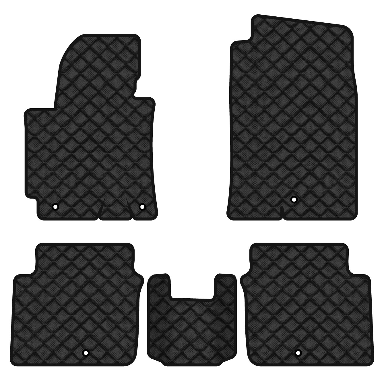 Коврики из экокожи в салон авто EVAtech ECO для Elantra (MD) (5 clips) Hyundai 2010-2015 5 поколение Sedan USA HY14487CB5KH5BBB