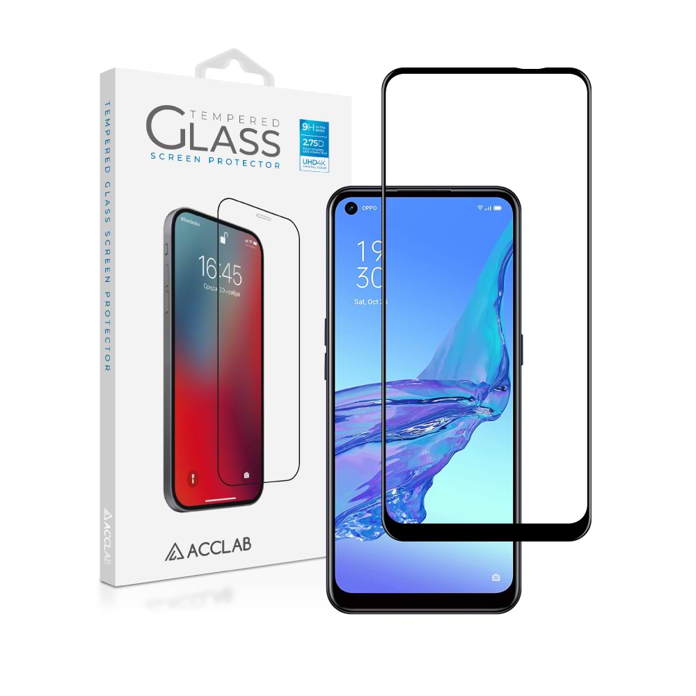 Захисне скло для смартфону ACCLAB Full Glue for Oppo A53 (1283126508370) - Фото 1