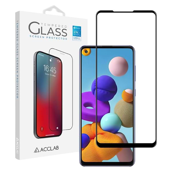 Фото - Захисне скло для смартфону ACCLAB Full Glue for Samsung A21s (1283126508547)